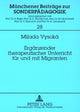 Book cover of: Ergaenzender Therapeutischer Unterricht Fuer Und Mit Migranten. By: Milada Vysoka