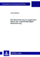 Book cover of: Die Bereicherung Im Englischen Recht Der Ungerechtfertigten Bereicherung. By: Leslie Melters