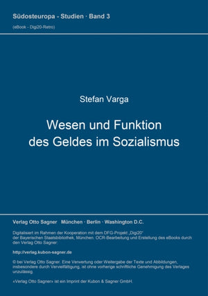 Wesen und Funktion des Geldes im Sozialismus