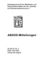 Book cover of: Abdos-mitteilungen 30 2010, Nr. 2