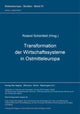 Book cover of: Transformation der Wirtschaftssysteme in Ostmitteleuropa