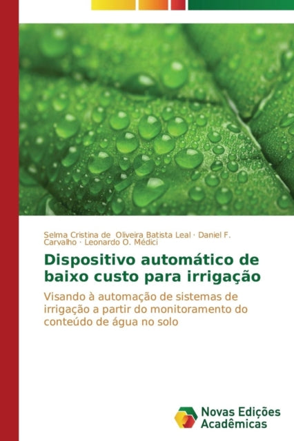Book cover of: Dispositivo automatico de baixo custo para irrigacao