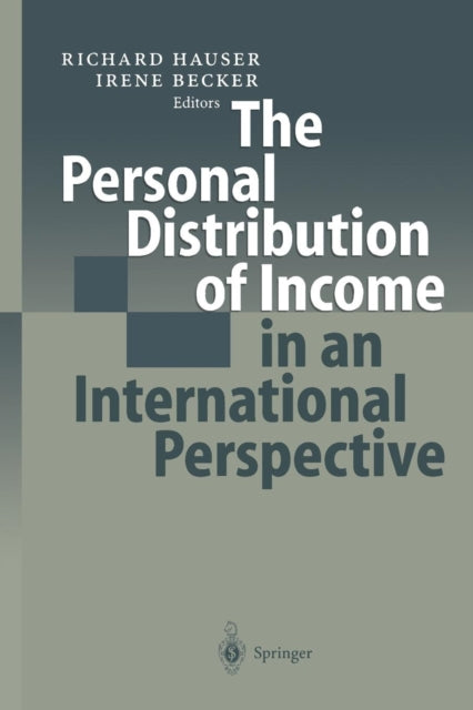 Book cover of: Personal Distribution of Income in an International Perspective. By: Richard Hauser