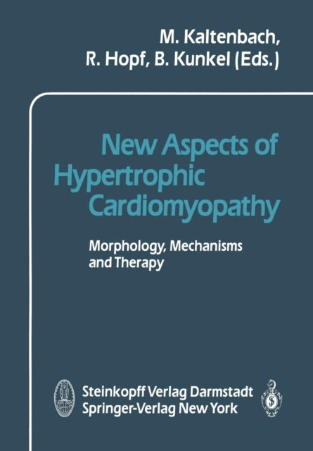 Book cover of: New Aspects of Hypertrophic Cardiomyopathy. By: M. Kaltenbach