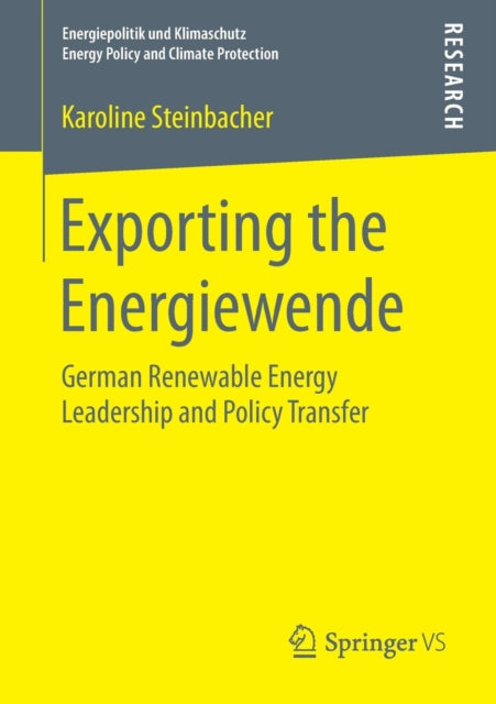 Book cover of: Exporting the Energiewende. By: Karoline Steinbacher