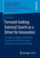 Book cover of: Forward-looking External Search as a Driver for Innovation. By: Sara Polier