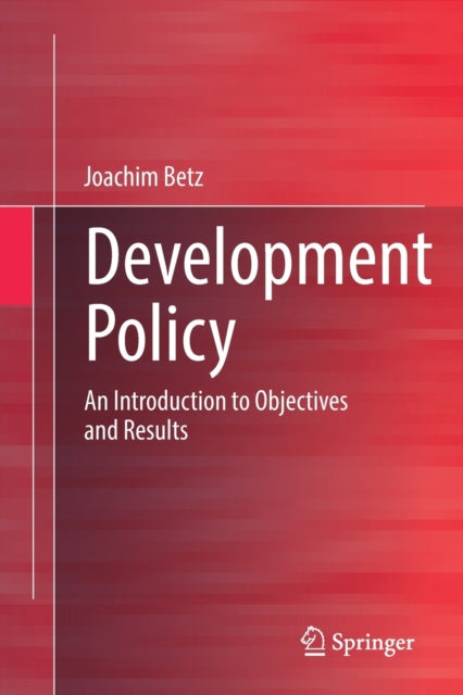 Book cover of: Development Policy. By: Joachim Betz