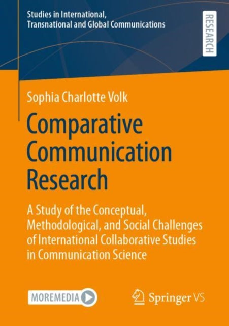 Book cover of: Comparative Communication Research. By: Sophia Charlotte Volk