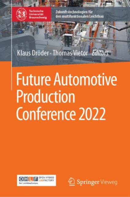 Book cover of: Future Automotive Production Conference 2022. By: Klaus öder