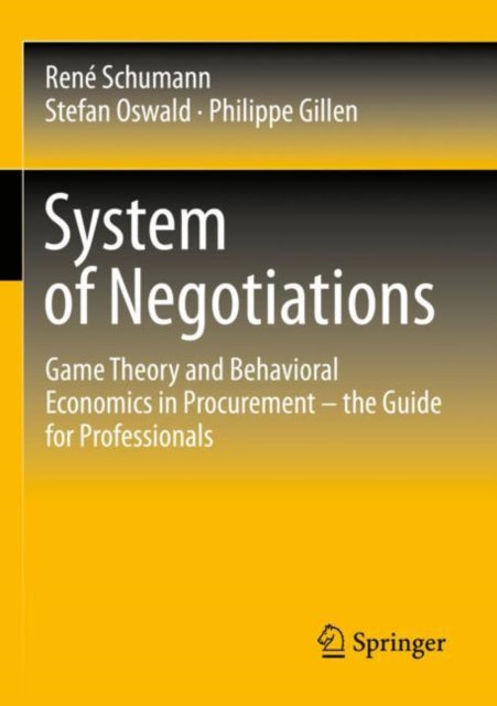 Book cover of: System of Negotiations. By: René Schumann