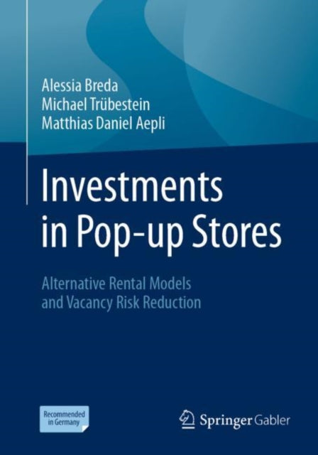 Book cover of: Investments in Pop-up Stores. By: Alessia Breda