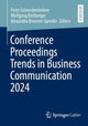 Book cover of: Conference Proceedings Trends in Business Communication 2024