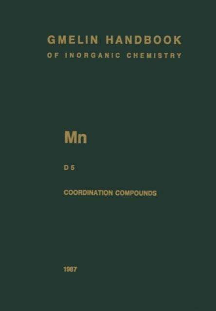 Book cover of: Mn Manganese. By: Helga Köttelwesch