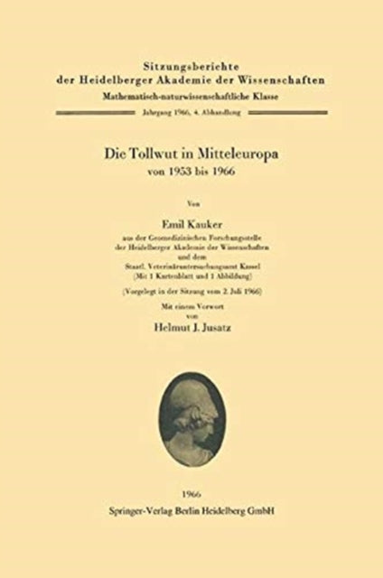 Book cover of: Die Tollwut in Mitteleuropa von 1953 bis 1966. By: Emil Kauker