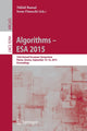 Book cover of: Algorithms - ESA 2015. By: Nikhil Bansal