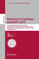 Book cover of: Advances in Cryptology -- ASIACRYPT 2015. By: Tetsu Iwata