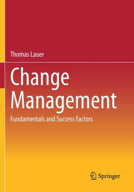 Book cover of: Change Management. By: Thomas Lauer