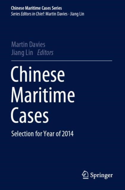 Book cover of: Chinese Maritime Cases. By: Martin Davies