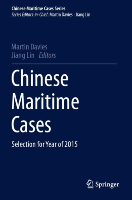 Book cover of: Chinese Maritime Cases. By: Martin Davies