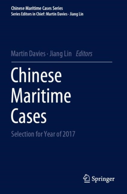 Book cover of: Chinese Maritime Cases. By: Martin Davies