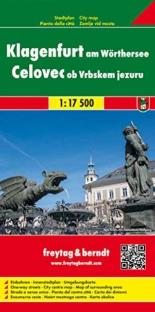 Book cover of: Klagenfurt City Map 1:17 500
