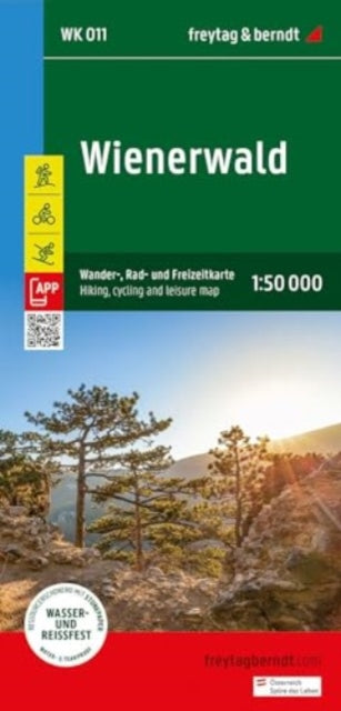 Book cover of: Vienna Woods (Wienerwald) Hiking, Cycling & Leisure Map