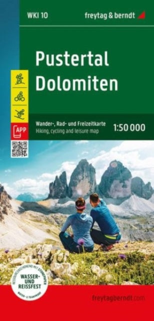 Book cover of: Pustertal - Dolomites Hiking, Cycling & Leisure Map