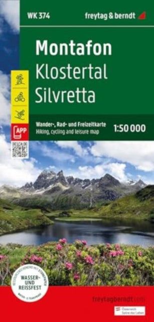 Book cover of: Montafon - Klostertal - Silvretta Hiking, Cycling & Leisure Map