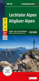 Book cover of: Lechtaler Alpen - Allgauer Alpen Hiking, Cycling & Leisure Map