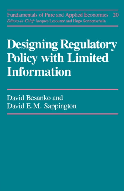 Book cover of: Designing Regulatory Policy