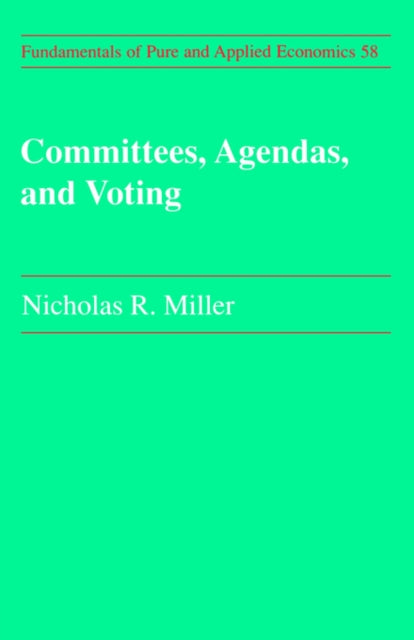 Book cover of: Committees Agendas & Voting