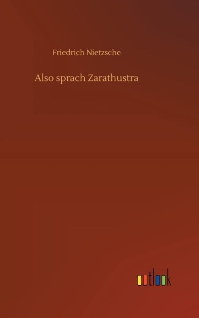 Book cover of: Also sprach Zarathustra