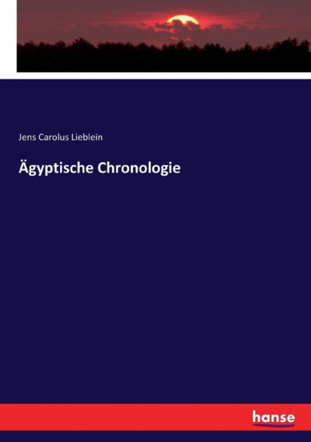 Book cover of: Agyptische Chronologie
