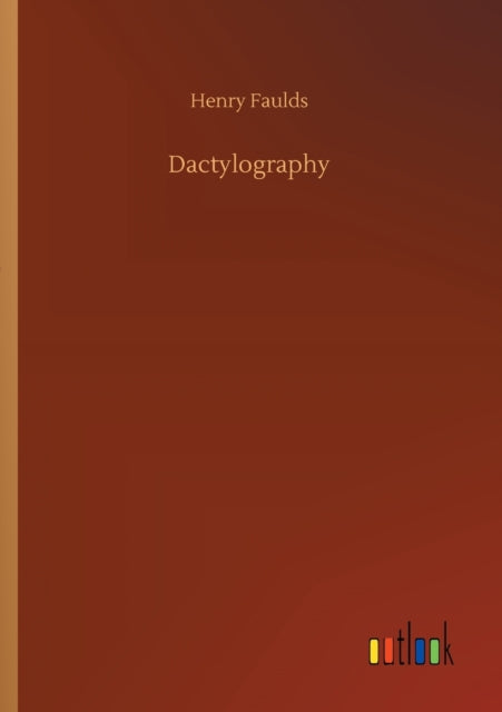 Book cover of: Dactylography