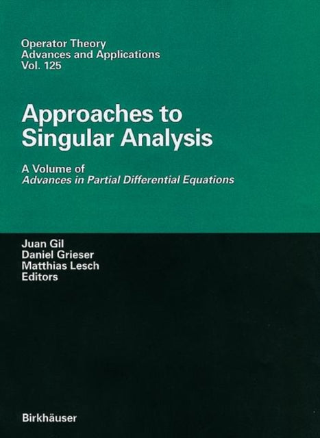 Approaches to Singular Analysis