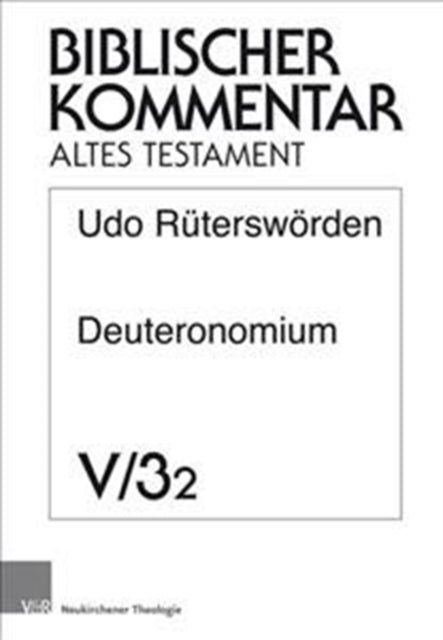 Book cover of: Deuteronomium (13,119). By: Udo Rutersworden