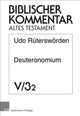 Book cover of: Deuteronomium (13,119). By: Udo Rutersworden