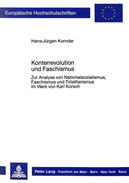 Book cover of: Konterrevolution und Faschismus