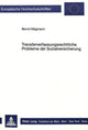 Book cover of: Transferverfassungsrechtliche Probleme der Sozialversicherung