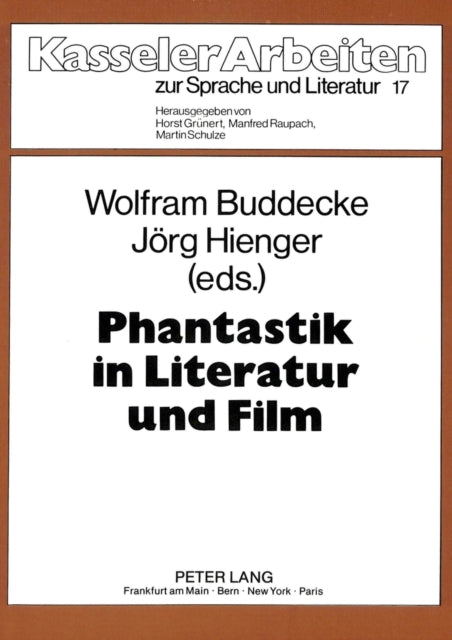 Book cover of: Phantastik in Literatur und Film