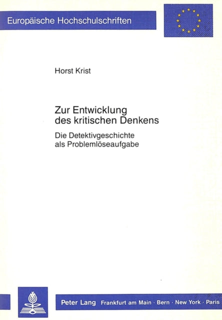 Book cover of: Zur Entwicklung Des Kritischen Denkens