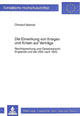 Book cover of: Die Einwirkung von Kriegen und Krisen auf Vertraege