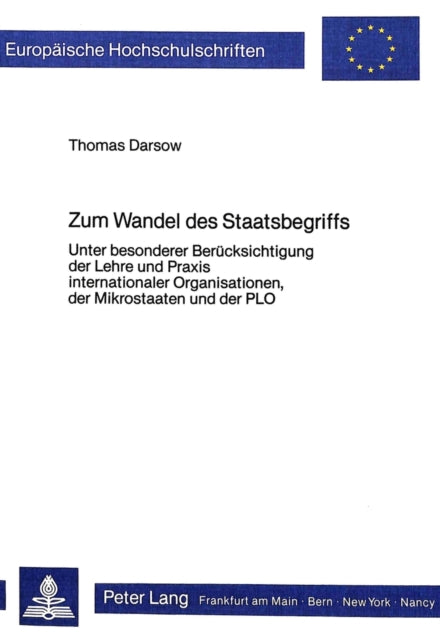 Book cover of: Zum Wandel des Staatsbegriffs