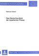Book cover of: Das Deutschlandbild der israelischen Presse