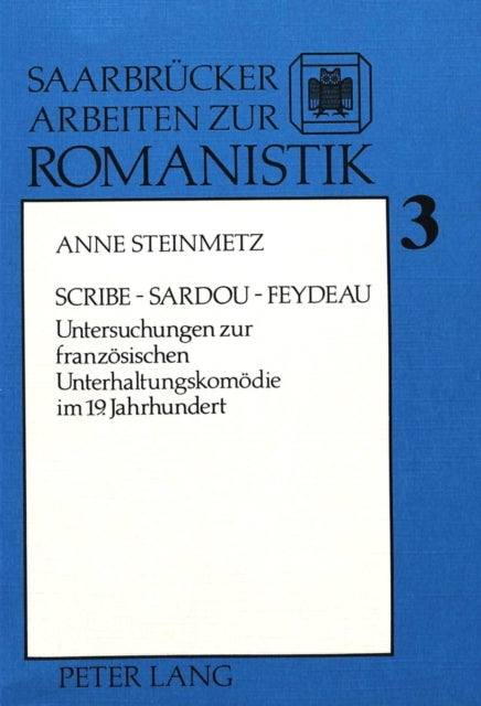 Book cover of: Scribe - Sardou - Feydeau