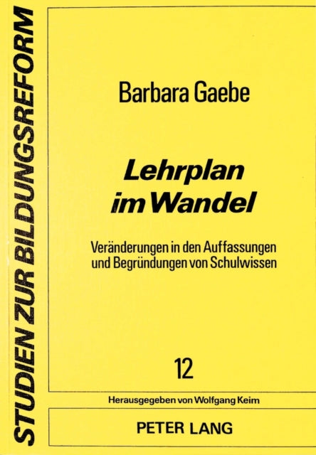 Book cover of: Lehrplan im Wandel