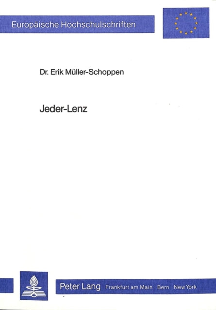 Book cover of: Jeder-Lenz