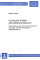 Book cover of: Curriculum «Politik» und Lehrerpartizipation