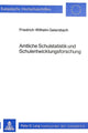 Book cover of: Amtliche Schulstatistik und Schulentwicklungsforschung