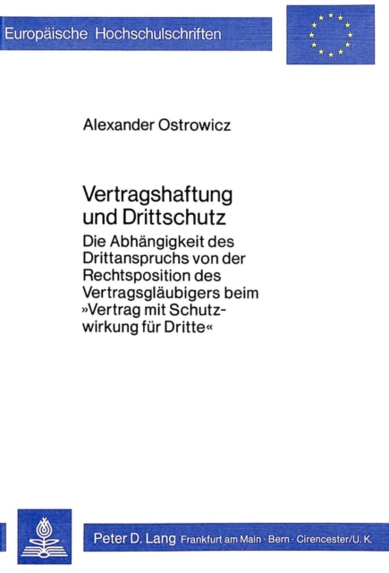 Book cover of: Vertragshaftung und Drittschutz